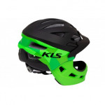 Detská cyklistická prilba KELLYS SPROUT čierno-zelená XS 47-52 cm 